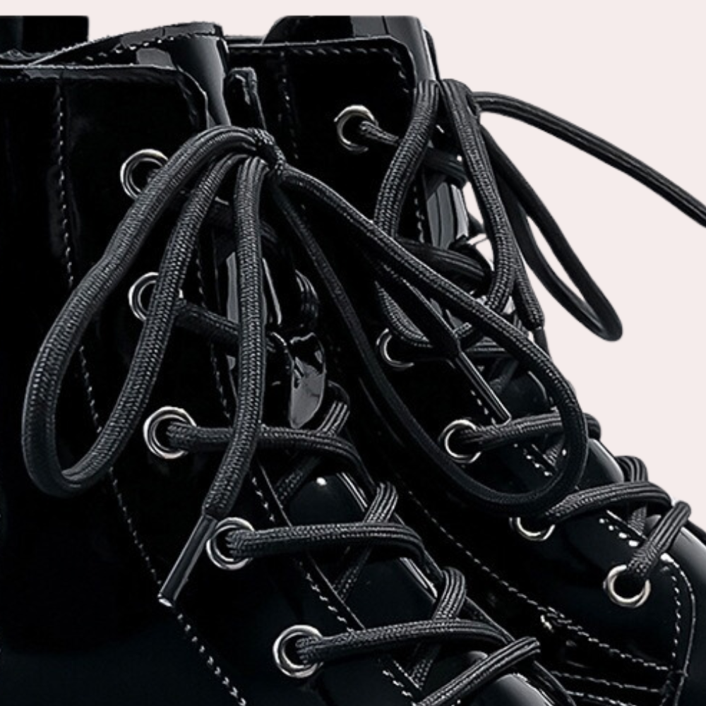 Klassieke herenlaarzen met glanzende afwerking en tijdloze uitstraling – VALTENO - Glamorix