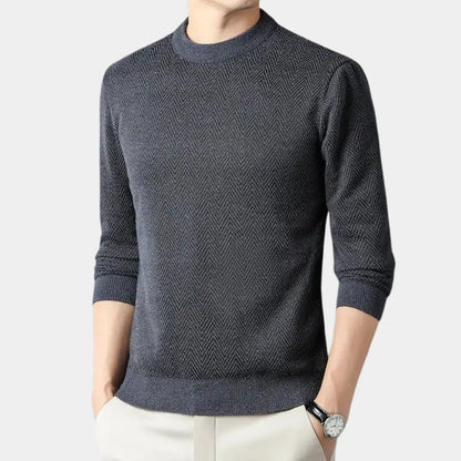 NATHAN – Casual getailleerde herentrui met moderne fit