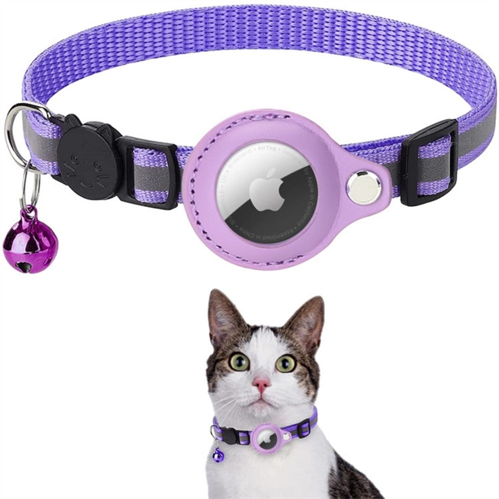 GPS-halsband voor katten met snelontgrendeling en reflecterend design – NOCAT LOST - Glamorix