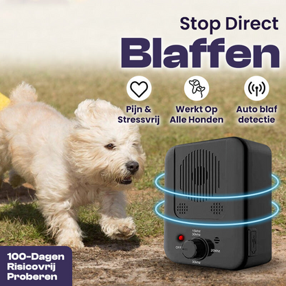 Blaffie – Pijnloze Anti-Blaf Trainer voor Honden