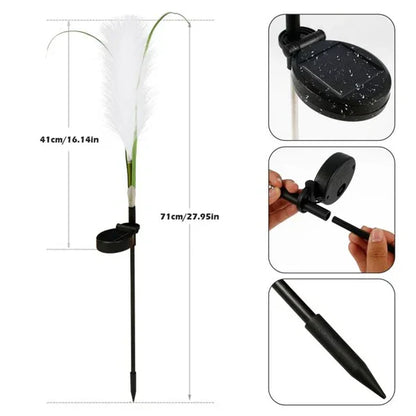 NaturGlow - Decoratieve Rieten Tuinverlichting