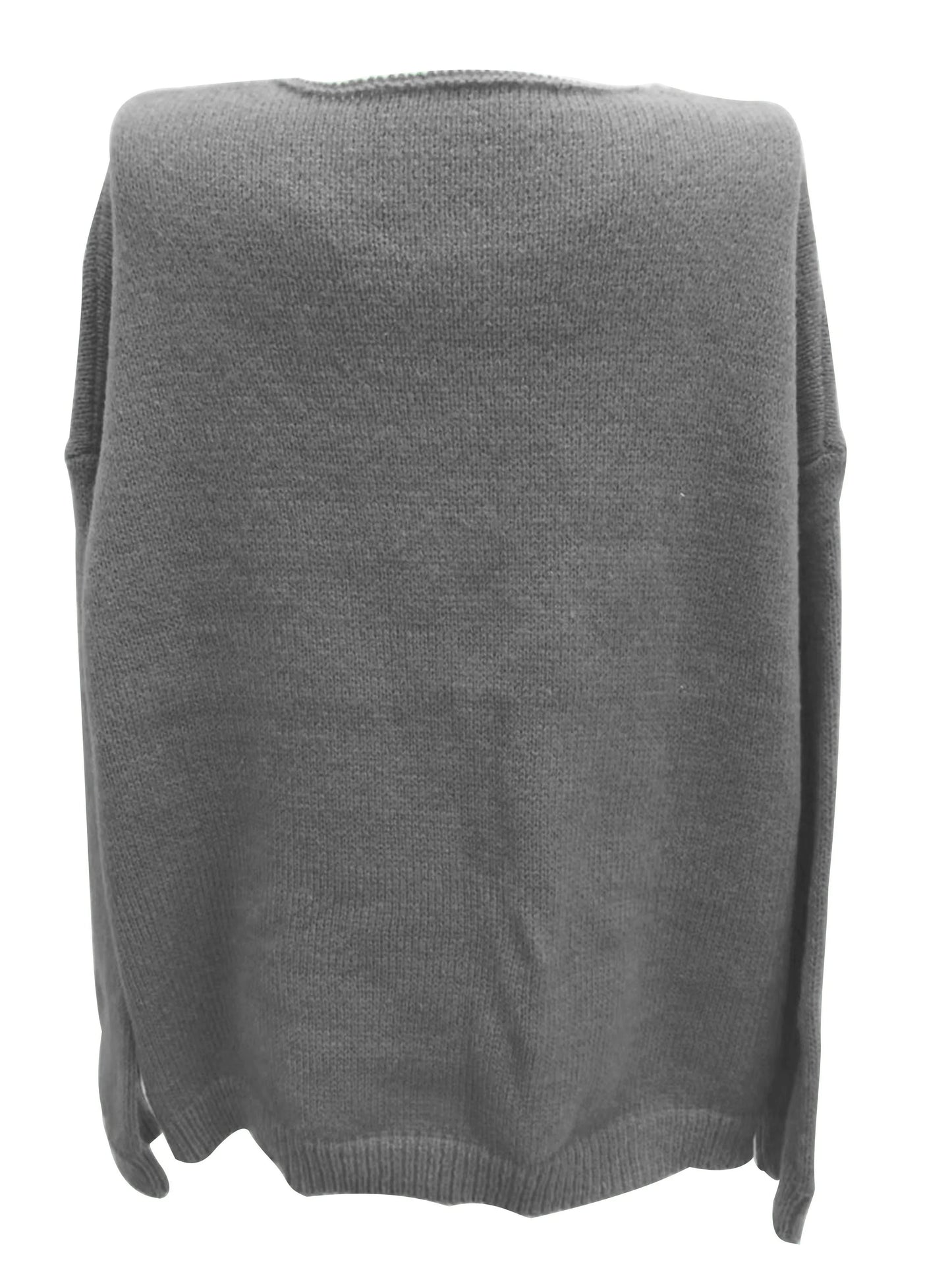 NOVA - Oversized trui met V-hals voor een elegante en comfortabele look