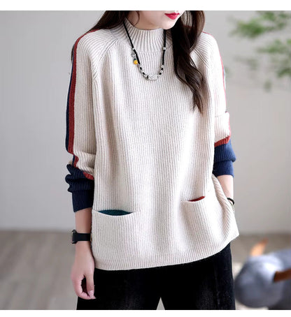 TRENDRELAX - Trendbewuste Oversized Pullover met Zakken