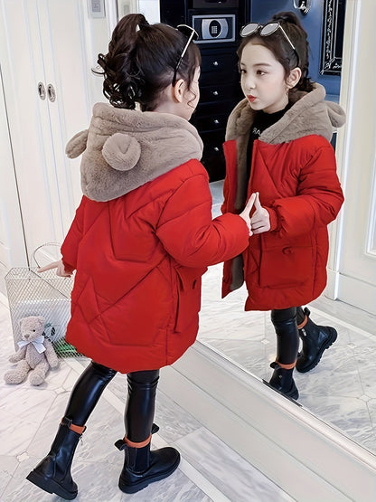 LIV - Schattige winter parka met capuchon voor meisjes