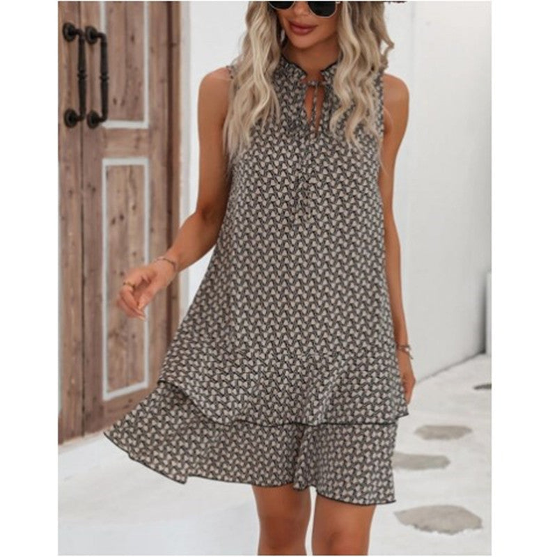 ISLA - Elegante midi-jurk met patroon voor de lente