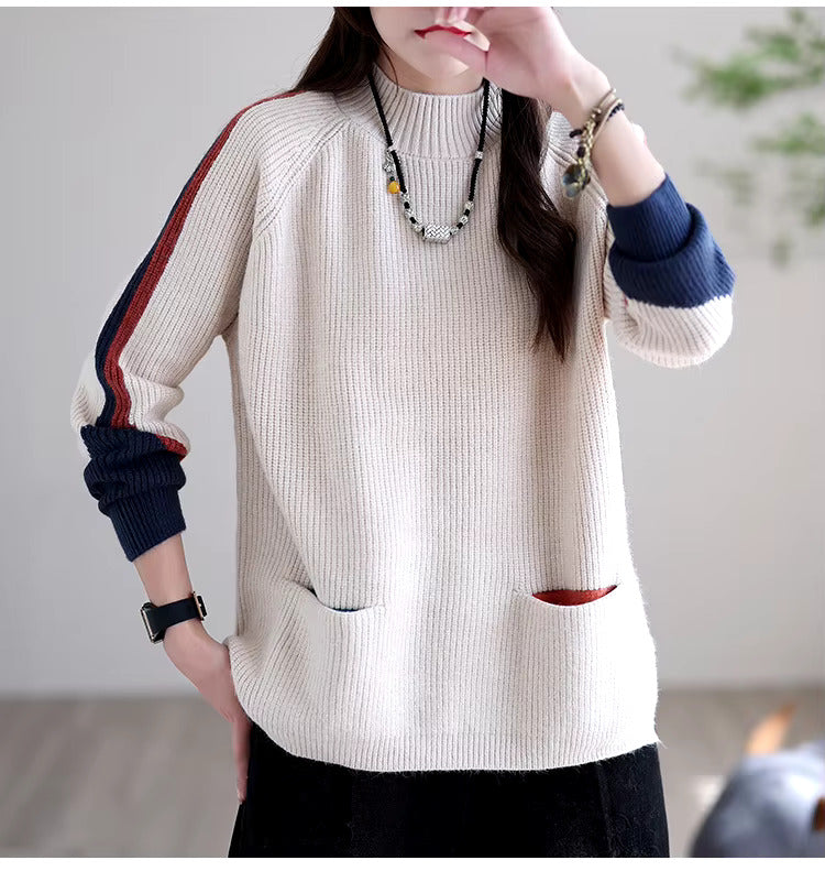 TRENDRELAX - Trendbewuste Oversized Pullover met Zakken
