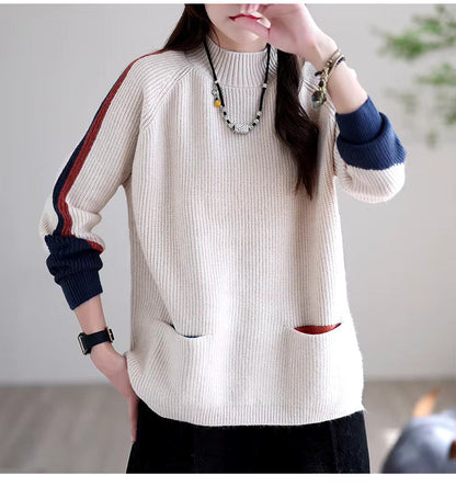 TRENDRELAX - Trendbewuste Oversized Pullover met Zakken