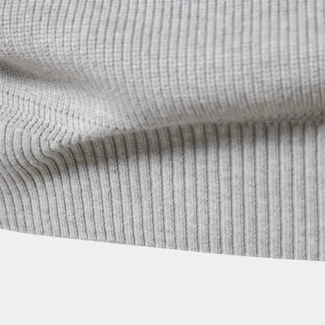Herensweater met kwartrits en sportieve uitstraling – JORVAN - Glamorix