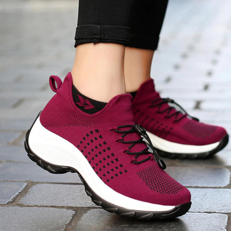 Orthopedische dames sneakers met stijlvol design en lichtgewicht comfort – LunexaFit - Glamorix