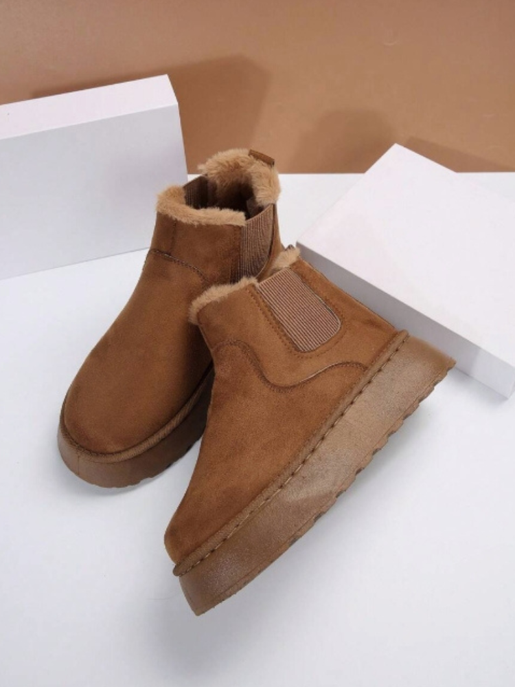 SIENNA - Knusse winterlaars met stijlvolle buff-look