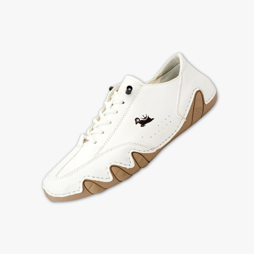 Casual leren unisex sneakers met tijdloos design – NERVOX - Glamorix