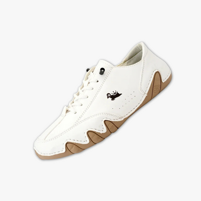 Casual leren unisex sneakers met tijdloos design – NERVOX - Glamorix