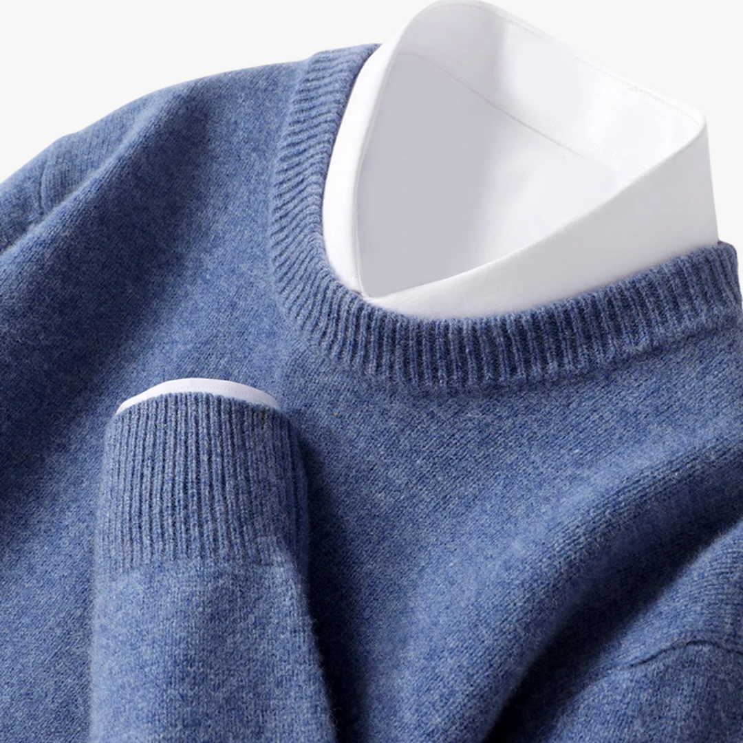 Klassieke heren trui met lange mouwen en tijdloos design – DAREON - Glamorix