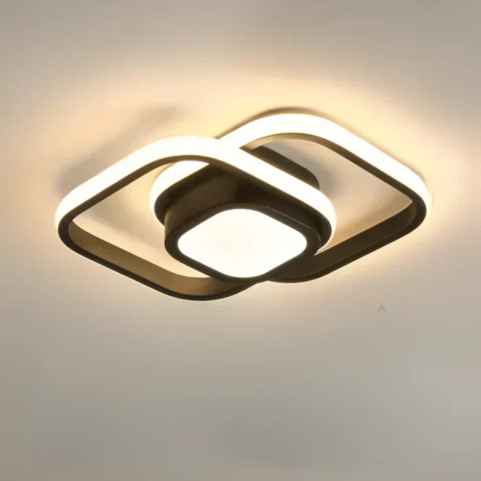 LumièreAnneaux – Moderne LED Plafondlamp met Dubbel Ringontwerp
