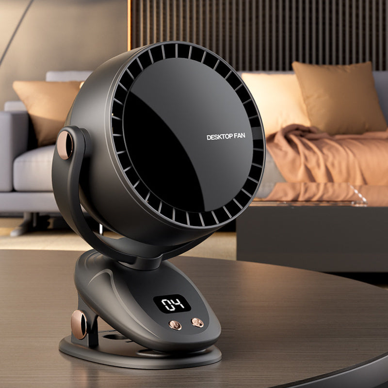 Draagbare bladloze ventilator met digitaal display – AEROLUX - Glamorix