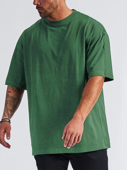 Oversized heren T-shirt met verlaagde schoudernaden – KAYN RELAXTEE - Glamorix