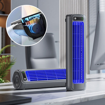Mobiele airco zonder afvoerslang met draadloze werking – AEROFLOW - Glamorix
