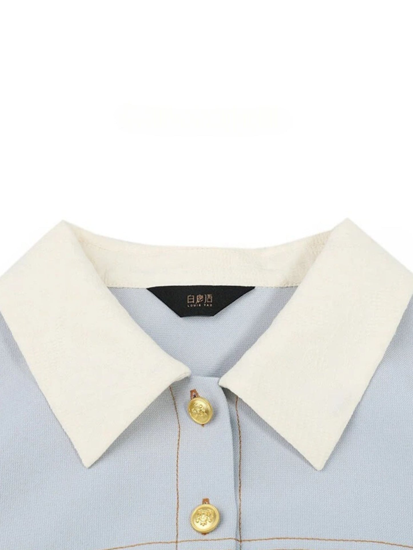 Stijlvolle overhemdjurk met korte mouwen en taille-accent – CÁLIA DRESS - Glamorix