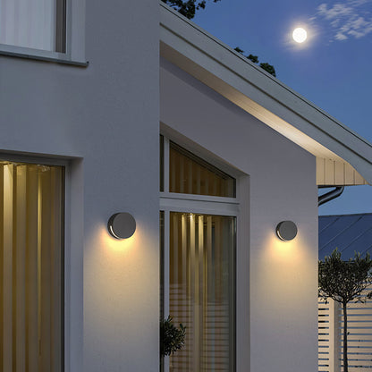 Ronde glazen buitenlamp – waterdicht wandarmatuur voor tuin en terras – AUREO GLOBE - Glamorix