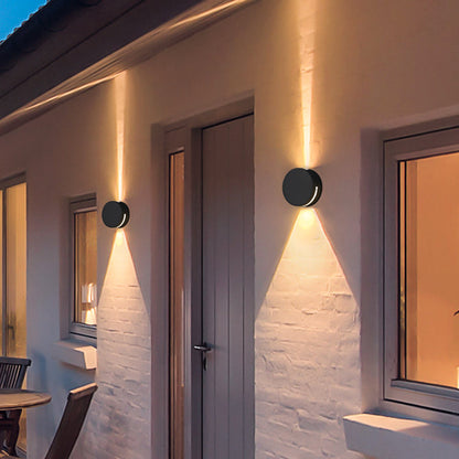 Ronde glazen buitenlamp – waterdicht wandarmatuur voor tuin en terras – AUREO GLOBE - Glamorix