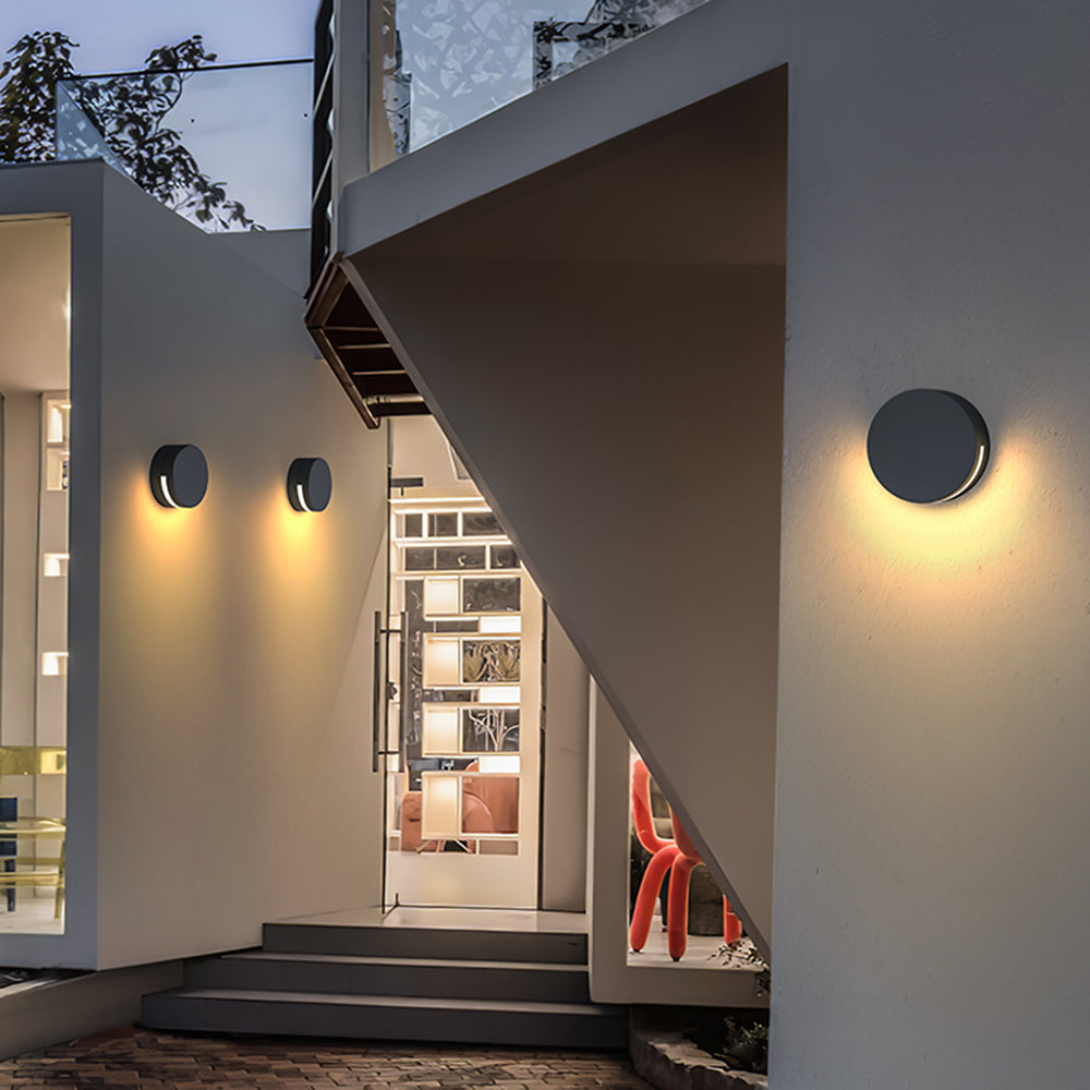 Ronde glazen buitenlamp – waterdicht wandarmatuur voor tuin en terras – AUREO GLOBE - Glamorix