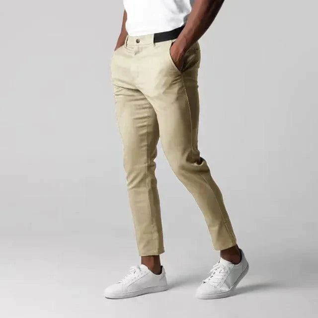 LUCAS - Slim-fit stretch chino voor heren