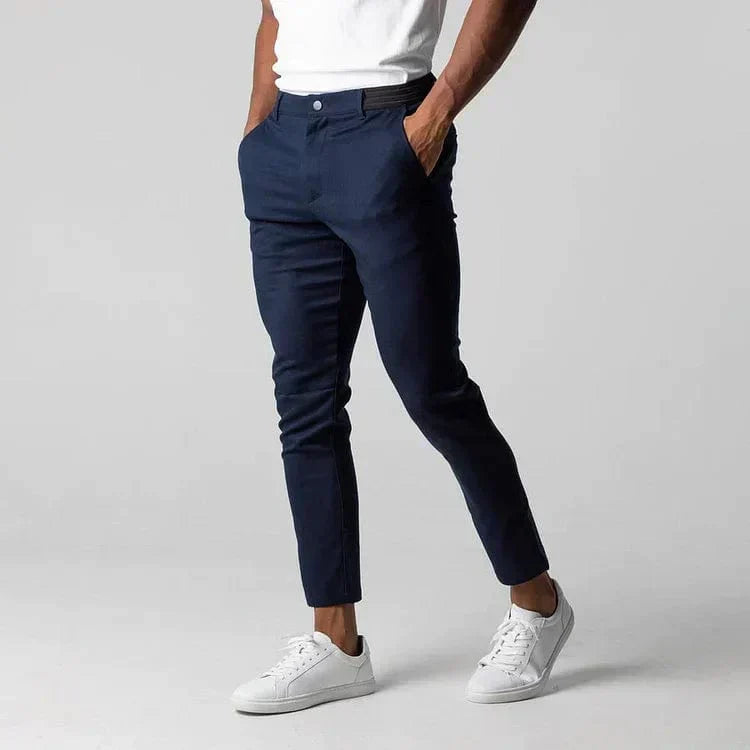 LUCAS - Slim-fit stretch chino voor heren