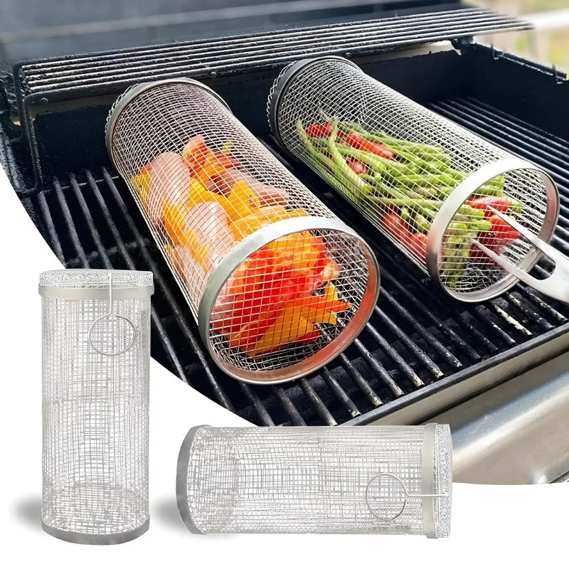 Roterende BBQ voor perfect gelijkmatig gegrild vlees – GrillMasterX - Glamorix