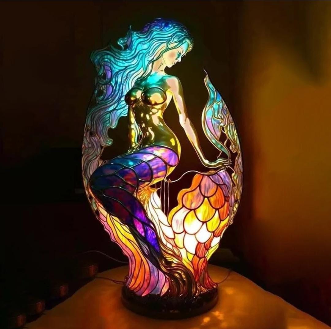 Gebrandschilderd glasraam met dierenmotief – NATURIA LIGHT - Glamorix