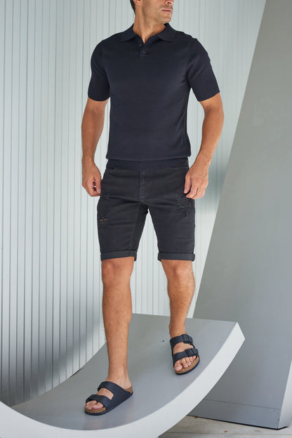 HUDSON - Verweerde denim shorts voor een stoere, casual look