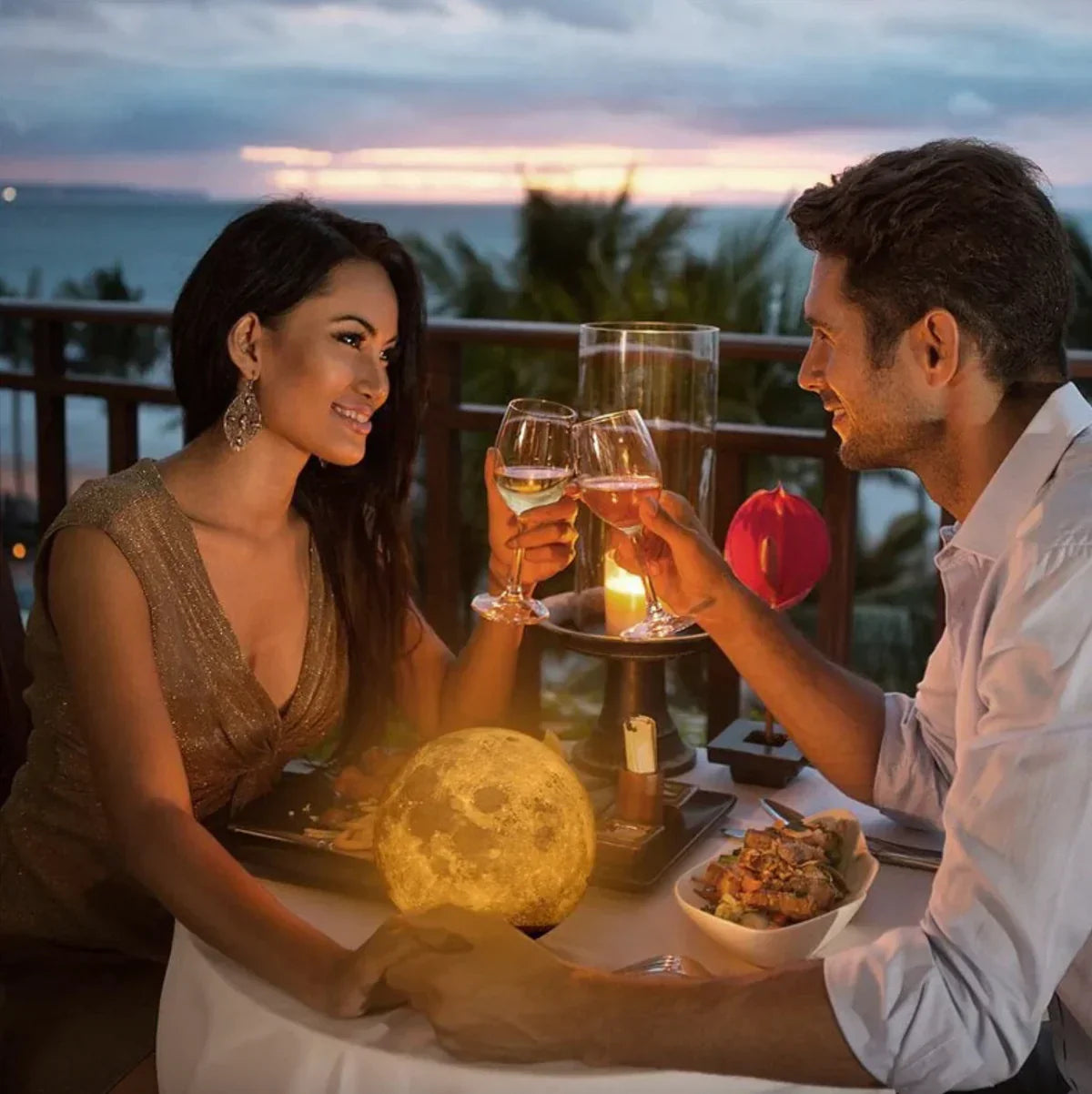 CelestiaGlow Maanlamp – Magisch zwevende maanlamp met warm LED-licht en magnetische zweeftechniek