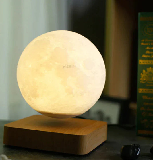 CelestiaGlow Maanlamp – Magisch zwevende maanlamp met warm LED-licht en magnetische zweeftechniek