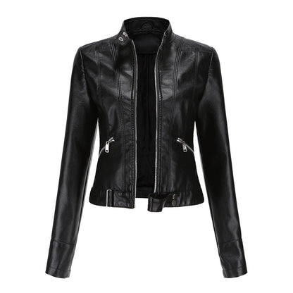 RAVEN - Faux-leren moto jas voor dames met een stoere uitstraling