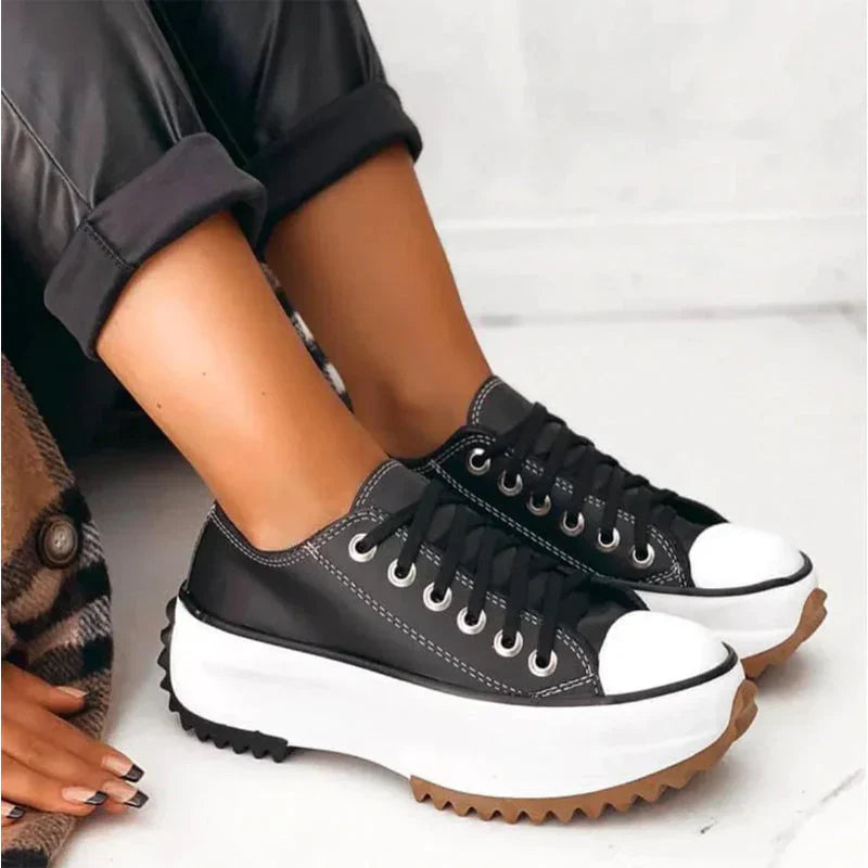 LUNA - Dames hoge plateausneakers voor een trendy uitstraling