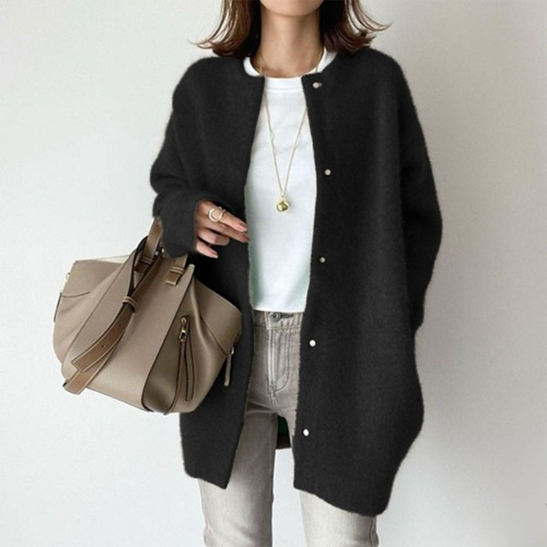 LEONA - Luxueus oversized damesvest voor stijl en comfort