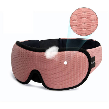 3D memory foam slaapmasker met ergonomische pasvorm – SOMNIA COMFORT - Glamorix