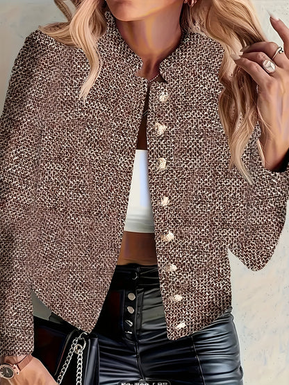 Blazer Kort Model - Getextureerde Stof & Lichtgewicht - Glamorix