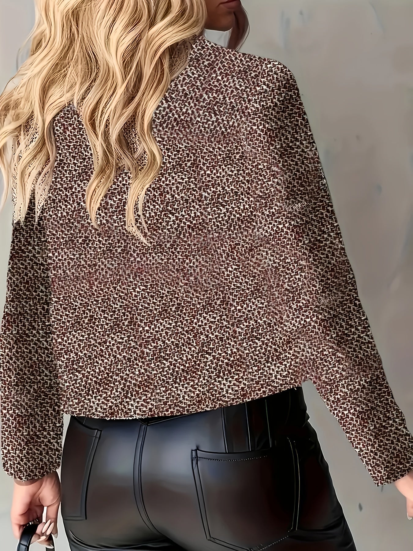 Blazer Kort Model - Getextureerde Stof & Lichtgewicht - Glamorix
