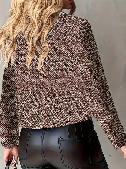 Blazer Kort Model - Getextureerde Stof & Lichtgewicht - Glamorix