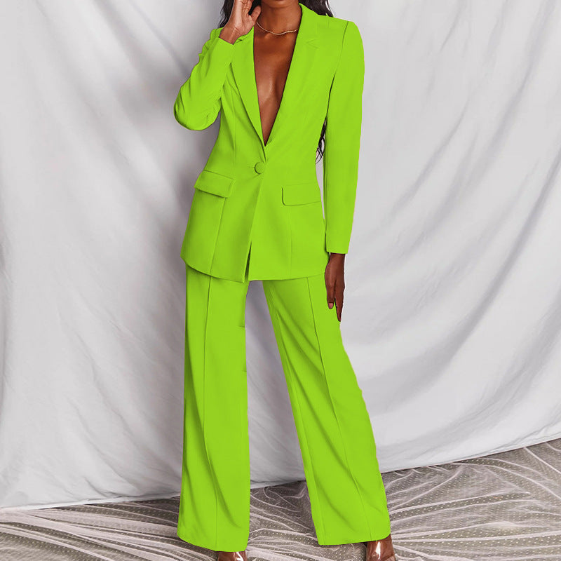 Blazerpak met lange blazer en flexibele vorm voor dagelijks en professioneel gebruik – NOVAQUA - Glamorix