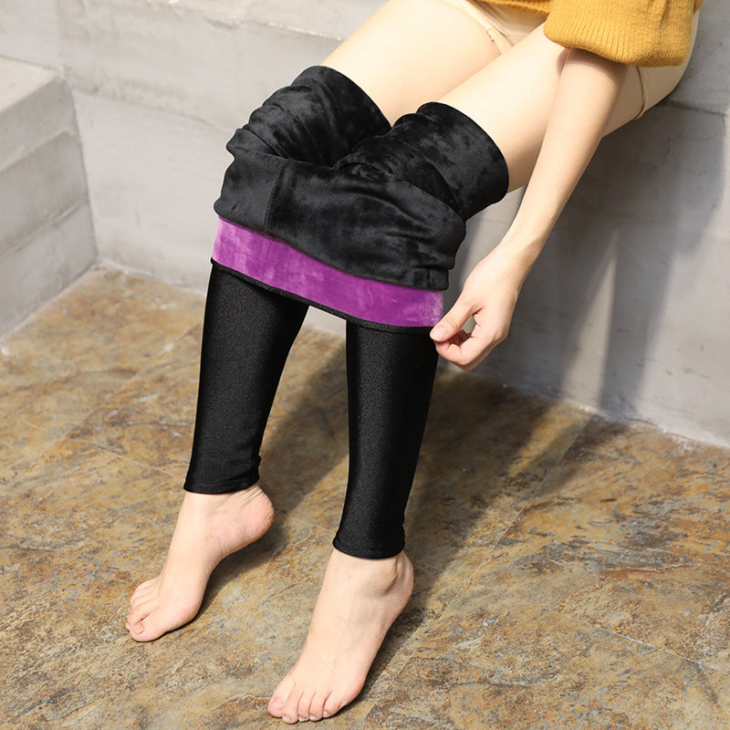 Broek – Glanzende Afwerking & Hoge Taille - Glamorix