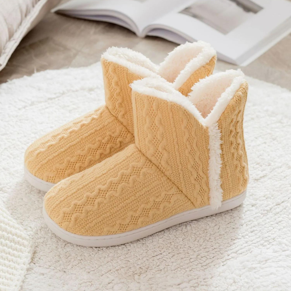 Warme damesschoenen met voering en antislip zool – VELENA WinterStep - Glamorix