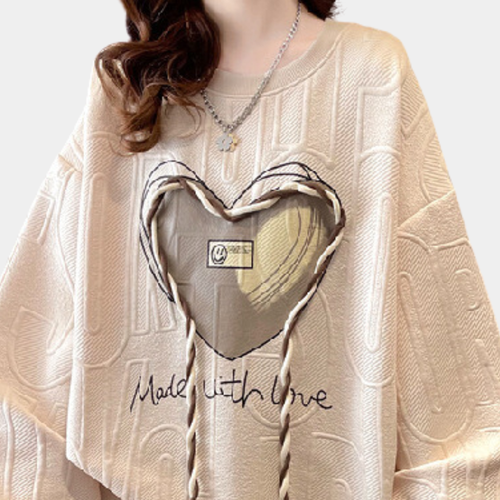 Trendy damestrui met textuur en comfortabele pasvorm – MERÉLIA - Glamorix