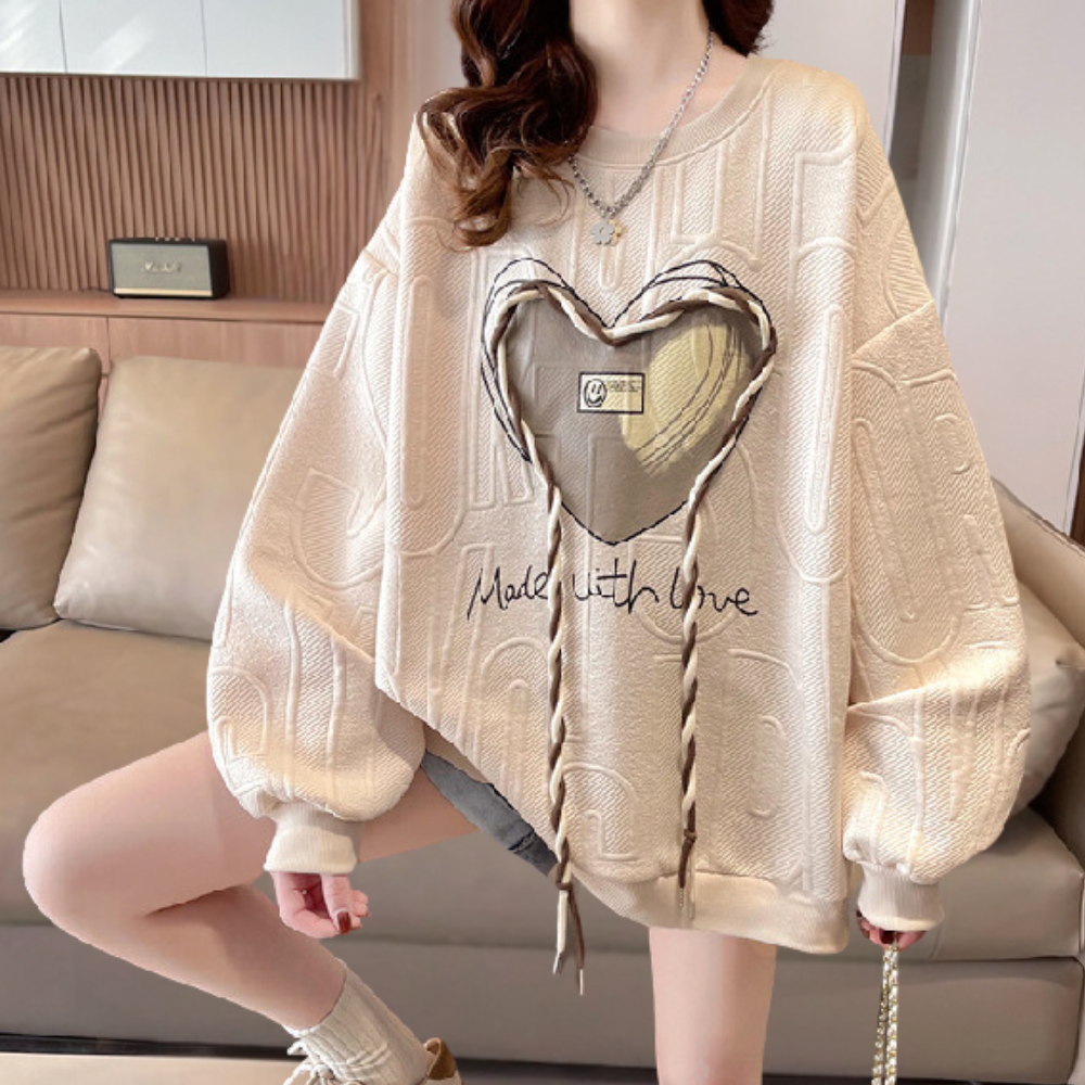 Trendy damestrui met textuur en comfortabele pasvorm – MERÉLIA - Glamorix