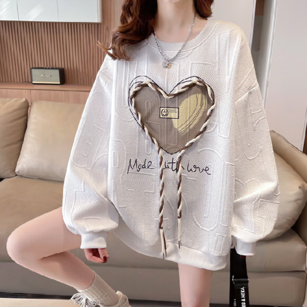 Trendy damestrui met textuur en comfortabele pasvorm – MERÉLIA - Glamorix