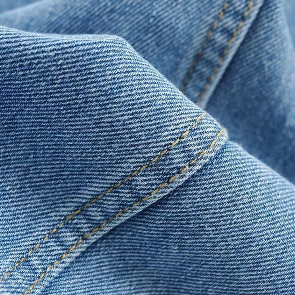 Trendy dames cargo jeans met denim look en cargozakken – RAVÉA - Glamorix