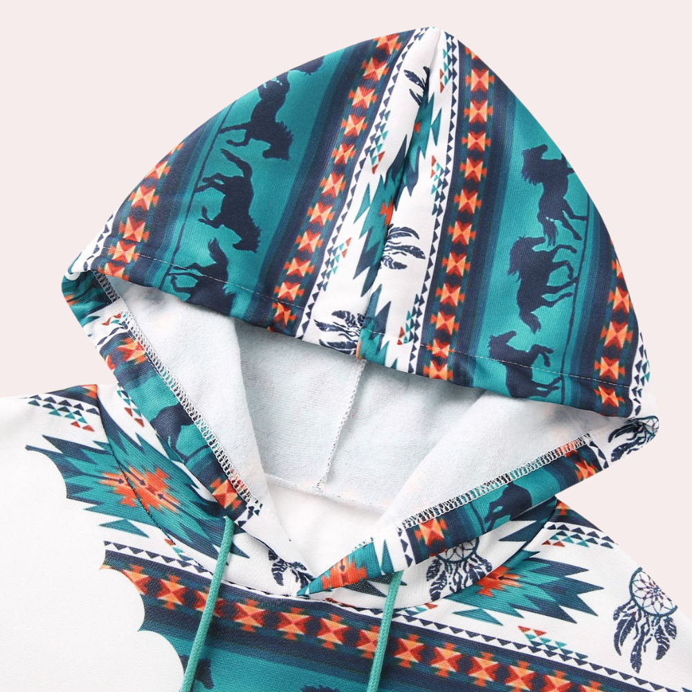 Zachte dames hoodie met casual pasvorm en capuchon – LÉYANA - Glamorix