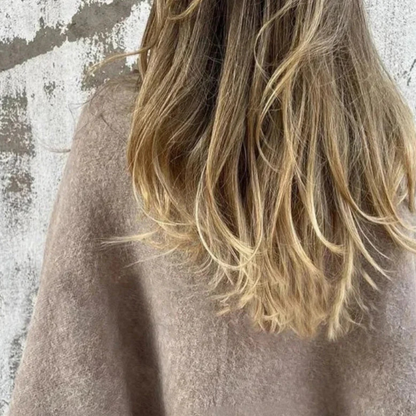 Oversized damesvest met zachte knit en comfortabele pasvorm – AYELIN - Glamorix