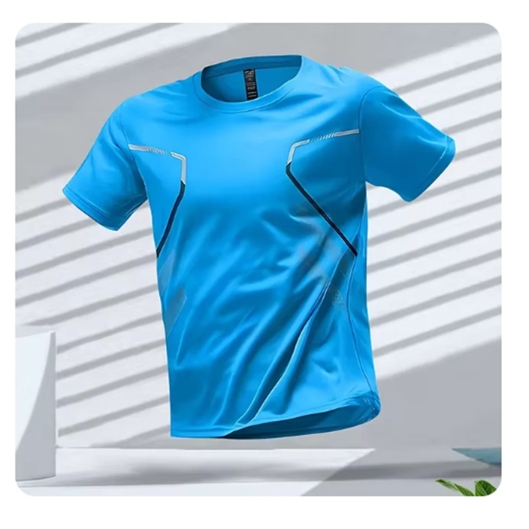 Sportief heren T-shirt met grafische print en moderne pasvorm – VIRON ACTIVE - Glamorix