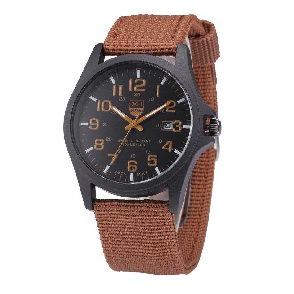 Robuust herenhorloge met lichtgevende wijzerplaat en militair design – DRAKEFORCE - Glamorix